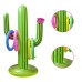 Atsmbiye 2 Sets Inflatable Cactus Ring Toss Games, Cinco de Mayo/Mexican Fiesta Carnival Themed Birthday Party/Summer Pool Party Supplies Decorations Goodie Bag Stuffers Favors Inflatable Cactus Decor