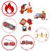 Atsmbiye 500 Pieces Fire Truck Party Decorations Labels Roll Stickers-Firefighter Party Fireman Themed Baby Shower Birthday Party Supplies Decorations Favors Decals